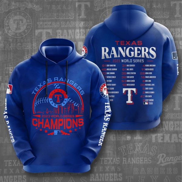 Texas Rangers 3D Apparel - NGHIAVT 0865