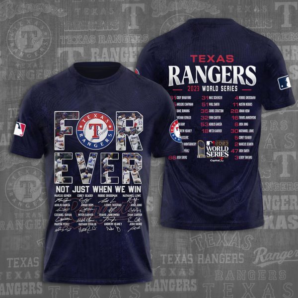 Texas Rangers 3D Apparel - NGHIAVT 0863
