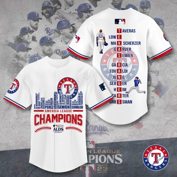 Texas Rangers Baseball Jersey - TANTN 2895
