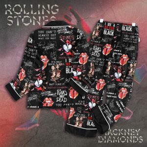 The Rolling Stones Button Down Pajamas Set – TANTN 2581