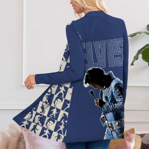Elvis Presley Women's Patch Pocket Cardigan - NGHIAVT 0909