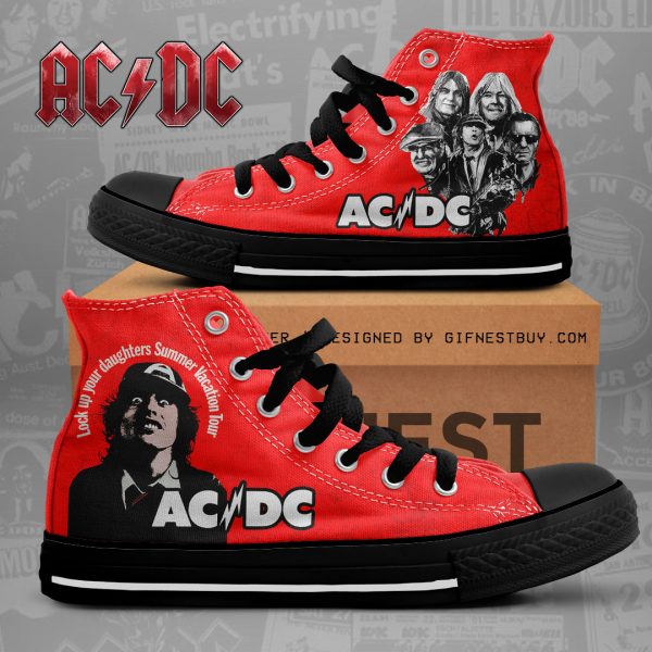 Rock Music High Top Canvas Shoes - NGHIAVT 1089