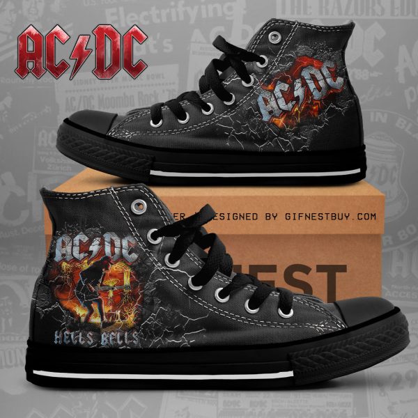 Rock Music High Top Canvas Shoes - NGHIAVT 1090