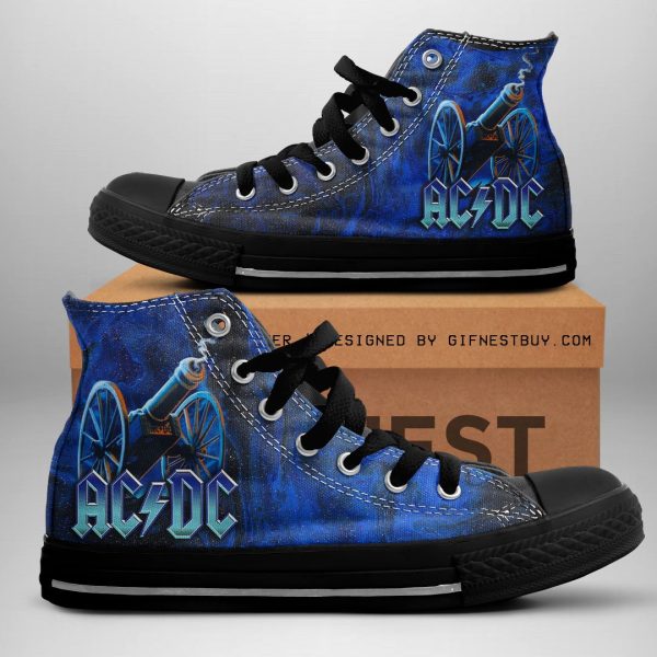 Rock Music High Top Canvas Shoes - NGHIAVT 1080