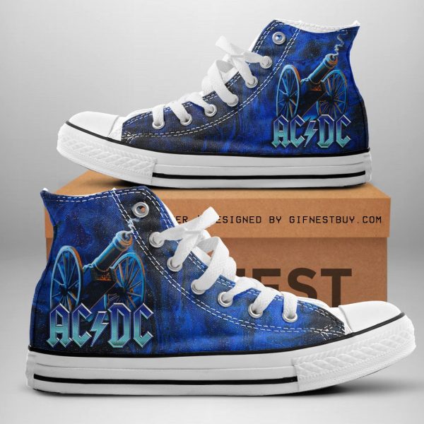Rock Music High Top Canvas Shoes - NGHIAVT 1080