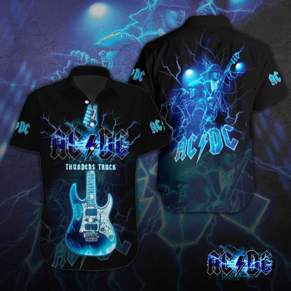Rock Music Short Sleeve Dress Shirt - NGHIAVT 0998