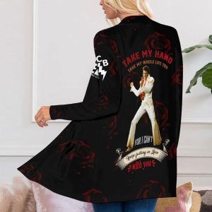 Elvis Presley Women's Patch Pocket Cardigan - ANHNV 3141