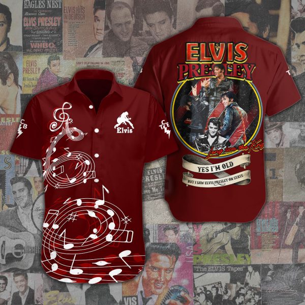 Elvis Presley Short Sleeve Dress Shirt – ANHNV 3152