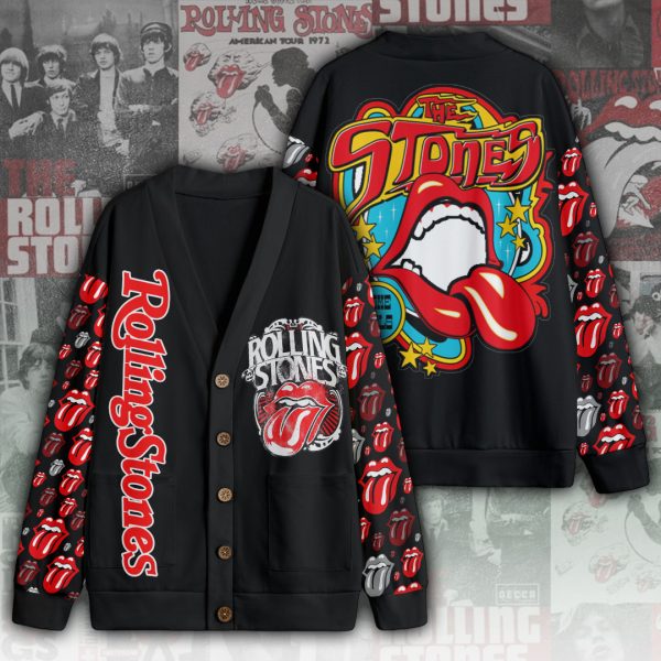 The Rolling Stones Unisex Knitted Cardigan - ANHNV 3174