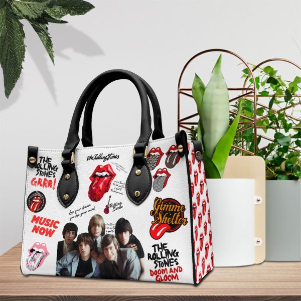 The Rolling Stones Leather HandBag - ANHNV 3305