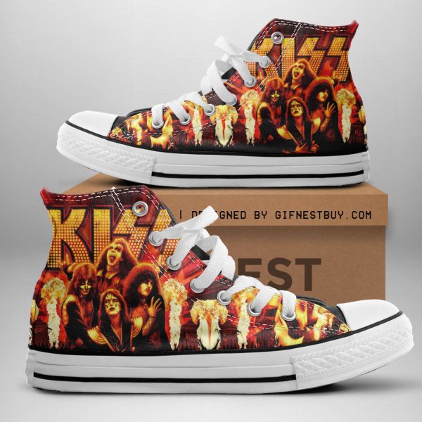Kiss Band High Top Canvas Shoes - ANHNV 3311