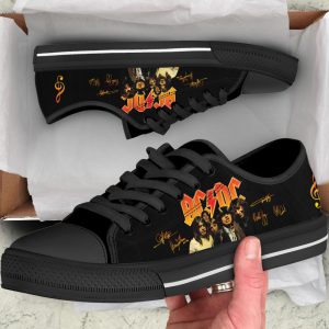 Rock Music Low Top Canvas Shoes - ANHNV 3326