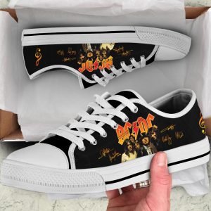 Rock Music Low Top Canvas Shoes - ANHNV 3326