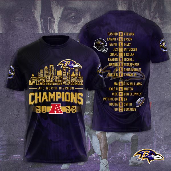 Baltimore Ravens 3D Apparel - TANTN 3861