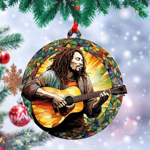 Bob Marley Custom Shape 2-sided Acrylic Ornament - VANDH 1694