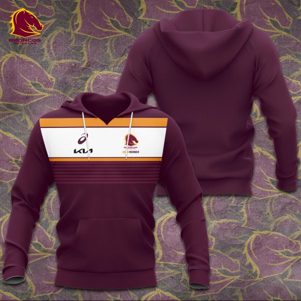 Brisbane Broncos 3D Apparel - TANTN 3128