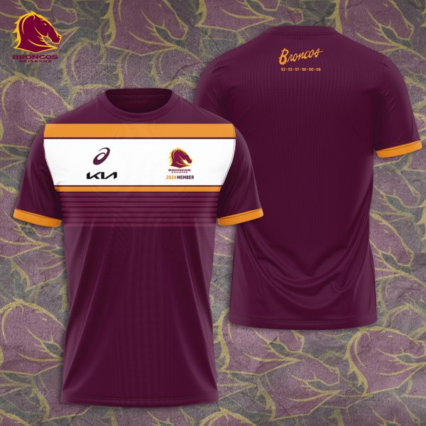 Brisbane Broncos 3D Apparel - TANTN 3128