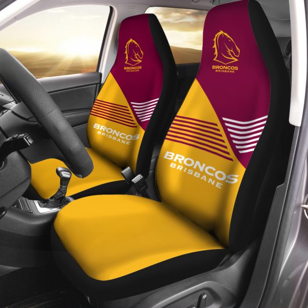 Brisbane Broncos 2PCS Car Seat Cover - TANTN 3138