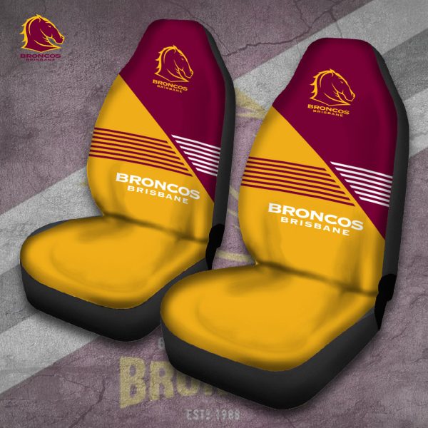 Brisbane Broncos 2PCS Car Seat Cover - TANTN 3138