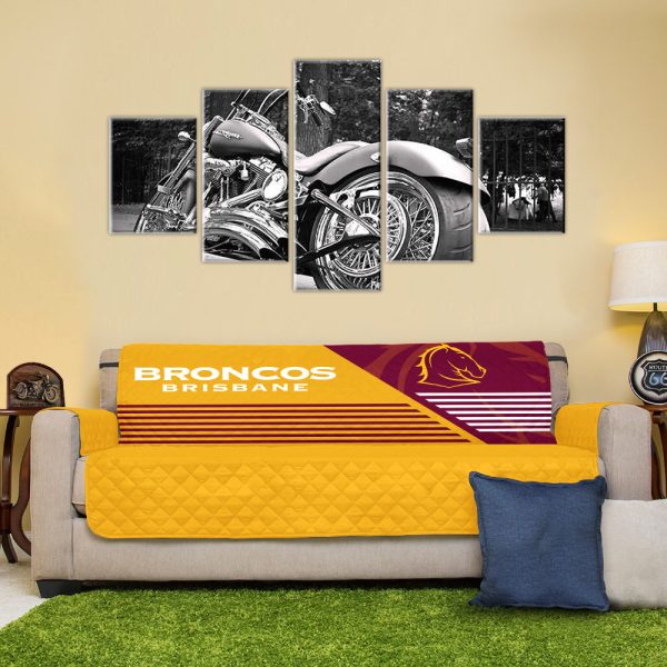 Brisbane Broncos Sofa Cover - TANTN 3160