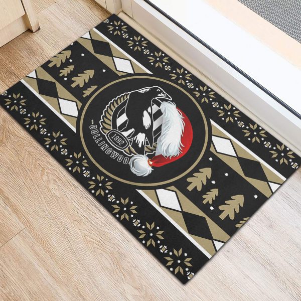 Collingwood FC Rubber Base Doormat - VANDH 1715