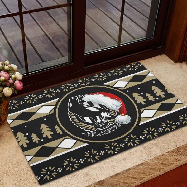 Collingwood FC Rubber Base Doormat - VANDH 1715