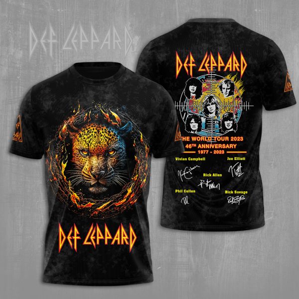 Def Leppard 3D Apparel - NGHIAVT 0978