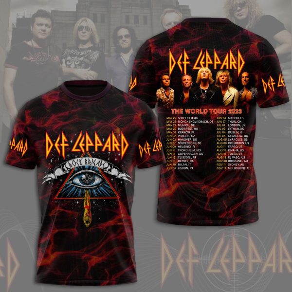 Def Leppard 3D Apparel - NGHIAVT 1045
