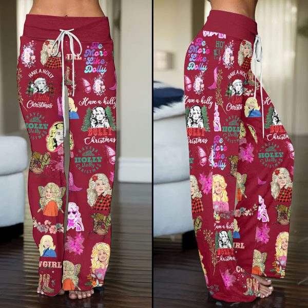 Dolly Parton High-Waisted Straight-Leg Trousers - VANDH 1657
