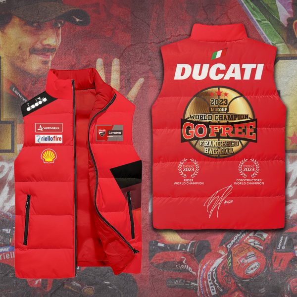 Ducati Lenovo Team x Francesco Bagnaia 2D Sleeveless Jacket - TANTN 3409