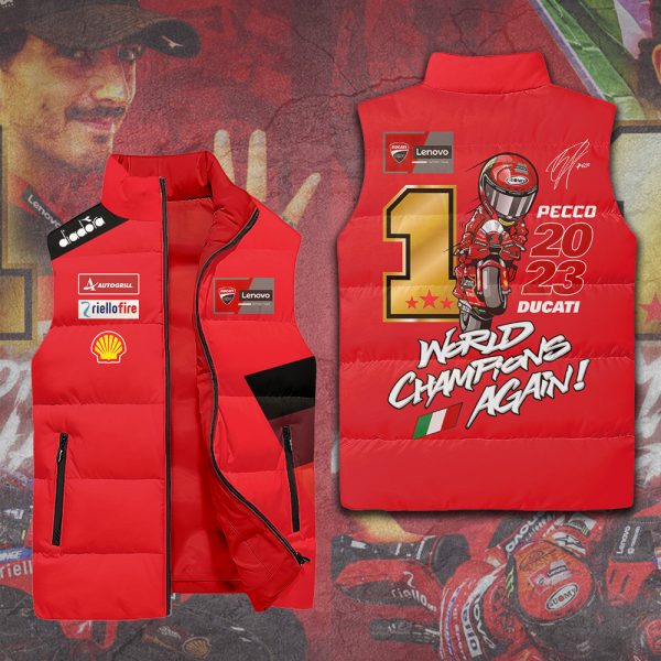 Ducati Lenovo Team x Francesco Bagnaia 2D Sleeveless Jacket - TANTN 3408