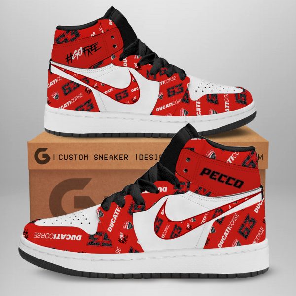 Ducati Lenovo Team x Francesco Bagnaia AJ 1 Sneaker - TANTN 3371