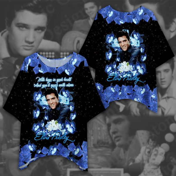 Elvis Presley Women's Bat Sleeve Shirt - NGHIAVT 0992