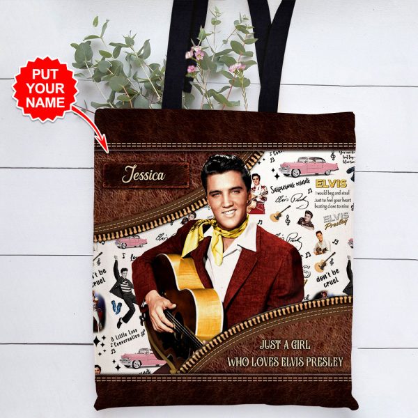 Personalized Elvis Presley Tote Bag - VANDH 1814