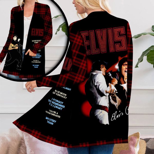 Elvis Presley Women's Patch Pocket Cardigan - NGHIAVT 0910