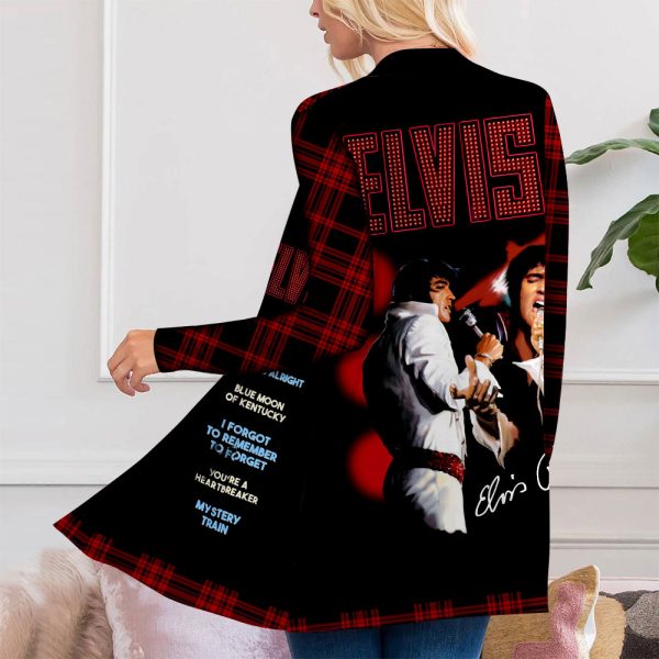 Elvis Presley Women's Patch Pocket Cardigan - NGHIAVT 0910