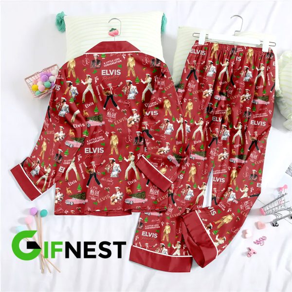 Elvis Presley Button Down Pajamas Set – HOATT 3847