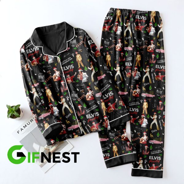 Elvis Presley Button Down Pajamas Set – HOATT 3847.1