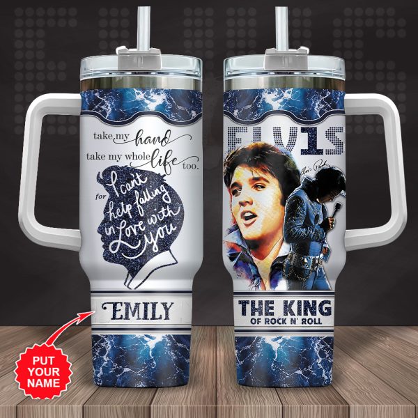 Personalized Elvis Presley 40oz Stanley Tumbler - VANDH 1804