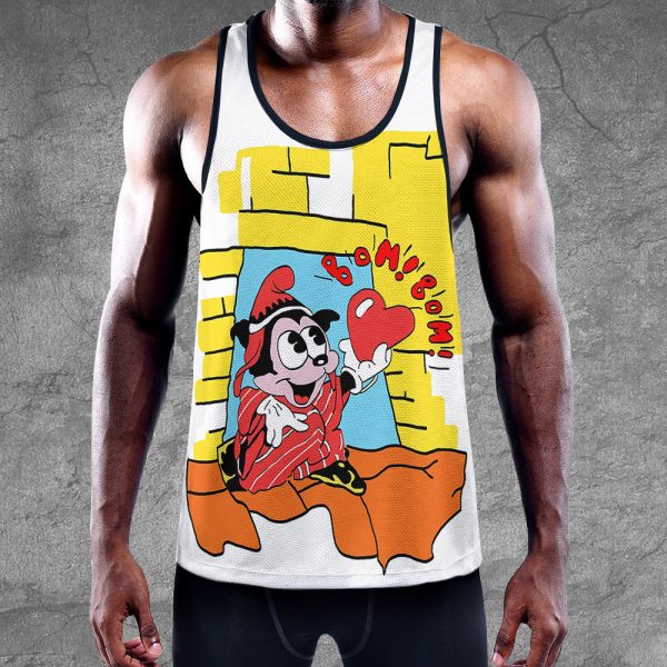 Freddie Mercury Y-Back Muscle Tank Top - MAITM 4948
