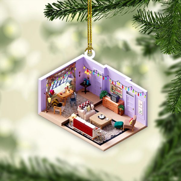 Friends Custom Shape 2-sided Acrylic Ornament - VANDH 1719.4