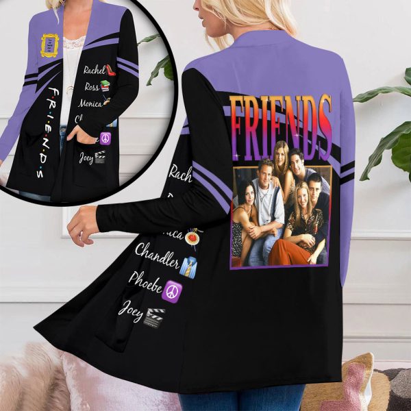 Friends Women's Patch Pocket Cardigan - VANDH 1650