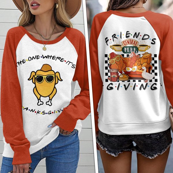 Friends Round Neck Raglan Sleeve Sweatshirt – VANDH 1587