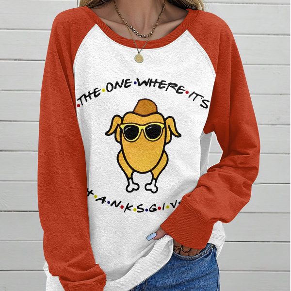 Friends Round Neck Raglan Sleeve Sweatshirt – VANDH 1587