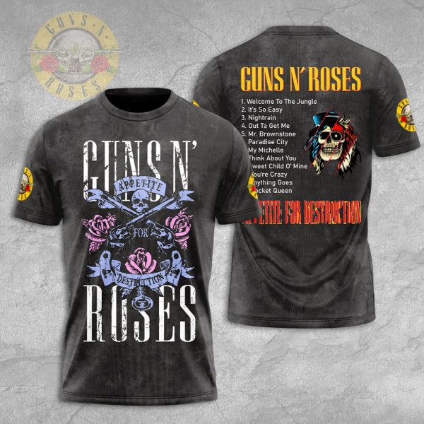 Guns N' Roses 3D Apparel - NGHIAVT 0899