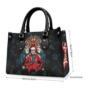 Ghost Band Leather HandBag - TANTN 3221