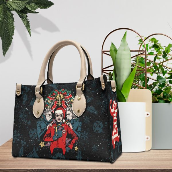 Ghost Band Leather HandBag - TANTN 3221