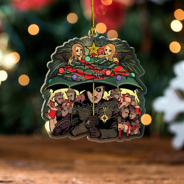 Ghost Band Custom Shape Clear 1-sided Acrylic Ornament - TANTN 3198.1