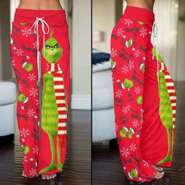 Grinch High-Waisted Straight-Leg Trousers - HOATT 3852.2