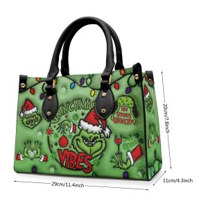 Grinch Leather HandBag - VANDH 1572